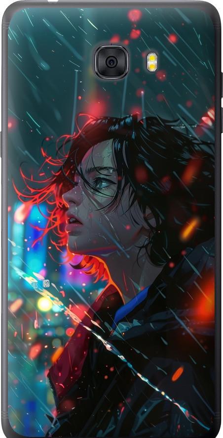 Чехол на Samsung Galaxy C9 Pro Ночные огни (6096u-720-42517)