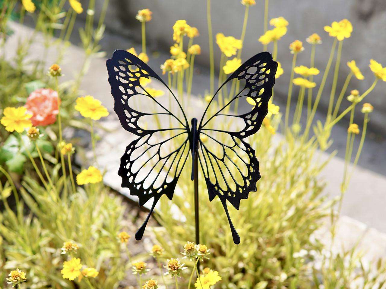 Садовая фигура Бабочка Idea Leucotoe металлическая для сада/подворья/клумбы (DCR071) - фото 3 Садовая фигура Бабочка Idea Leucotoe металлическая для сада/подворья/клумбы (DCR071) - фото 3