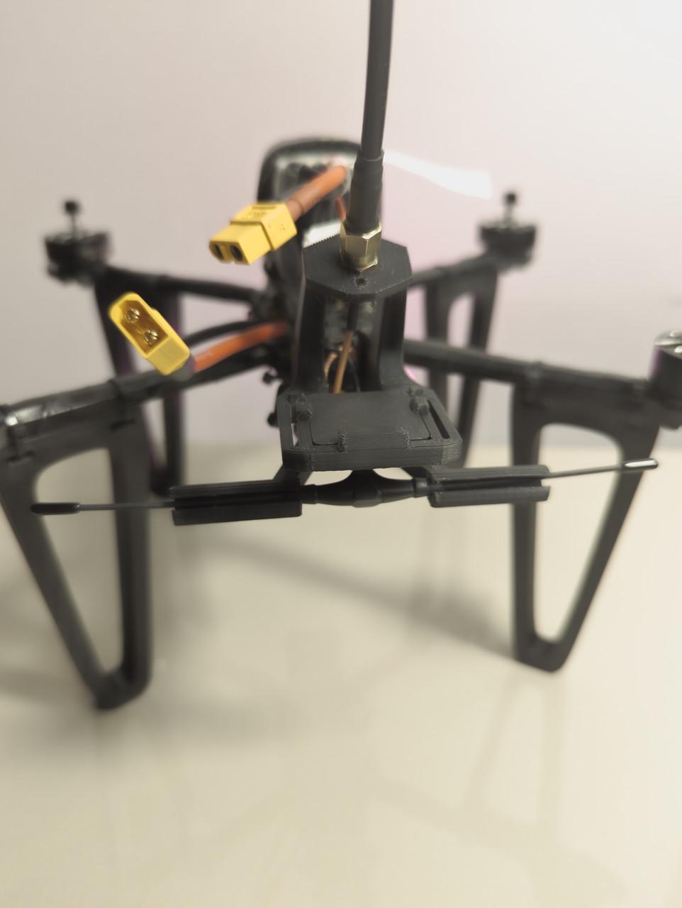 Держатель антенн GNSS PRO RX/VTX/GPS RushFPV с компасом для дрона mark4 7" (2215999411) - фото 6