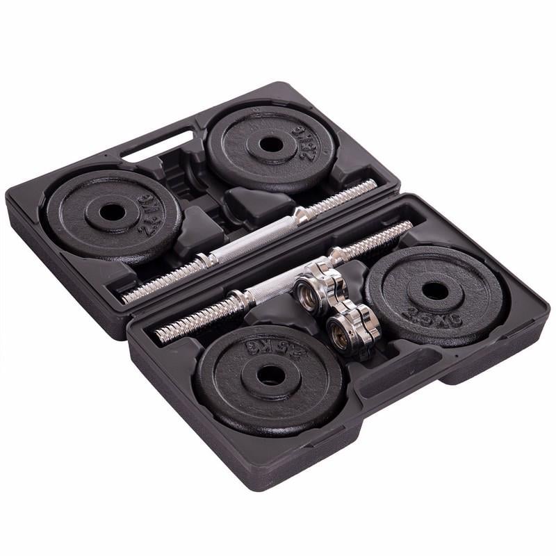 Гантели разборные стальные в кейсе TA-7230-20 10 кг Черный (56363267) - фото 12 Гантели разборные стальные в кейсе TA-7230-20 10 кг Черный (56363267) - фото 12