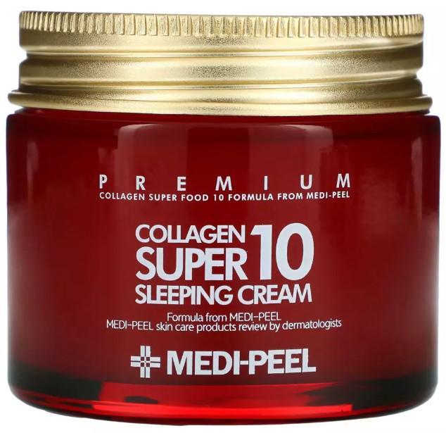 Крем для лица ночной с коллагеном Medi Peel Collagen Super10 Sleeping Cream 70 мл