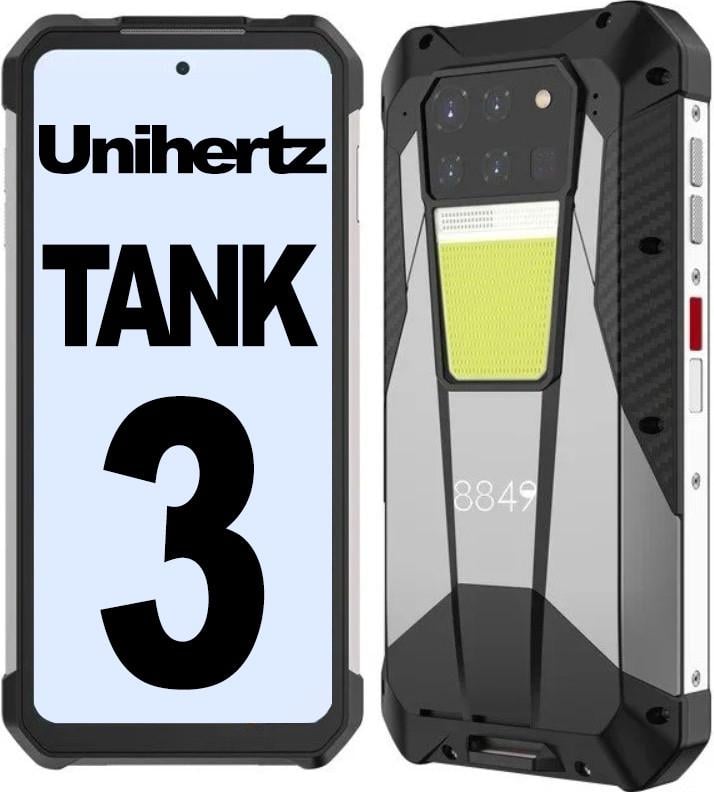 Смартфон Unihertz 8849 Tank 3 16/512 Гб Global Night Vision Black/Silver (2020517768)