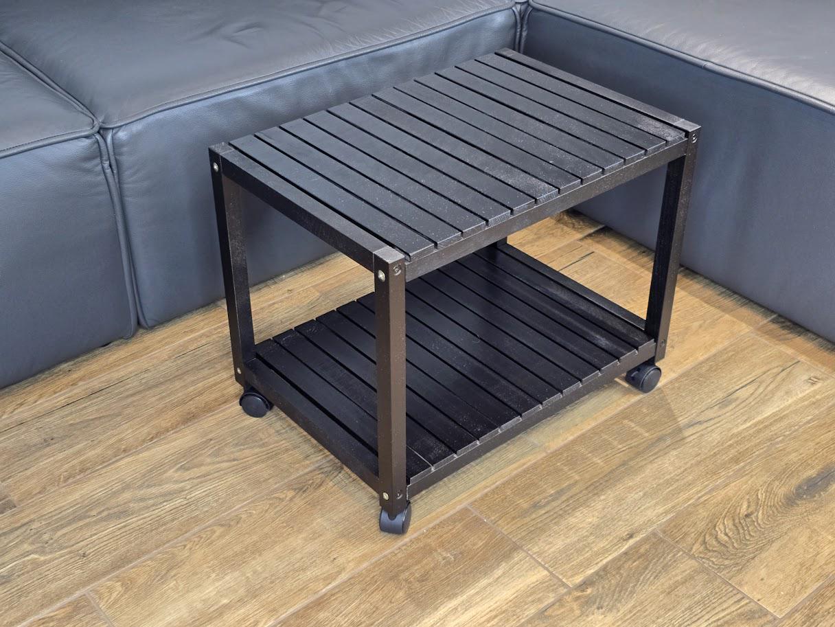 Журнальний столик дерев'яний 52х36х45 см Чорний (жс1ч) - фото 5 Журнальний столик дерев'яний 52х36х45 см Чорний (жс1ч) - фото 5