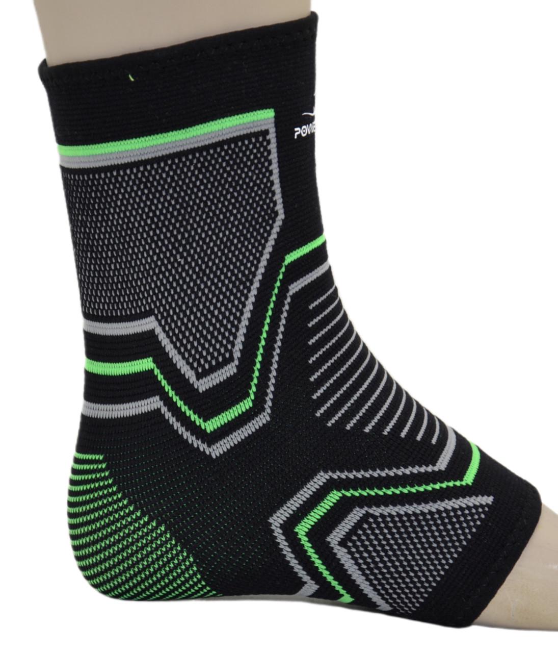 Бандажи на голеностоп PowerPlay 4100 пара L/XL Черный (27343032) - фото 3 Бандажи на голеностоп PowerPlay 4100 пара L/XL Черный (27343032) - фото 3