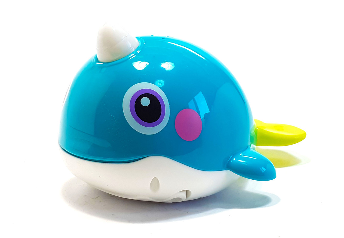 Игрушка для ванной Hola Toys на батарейках с брызгалкой и подсветкой