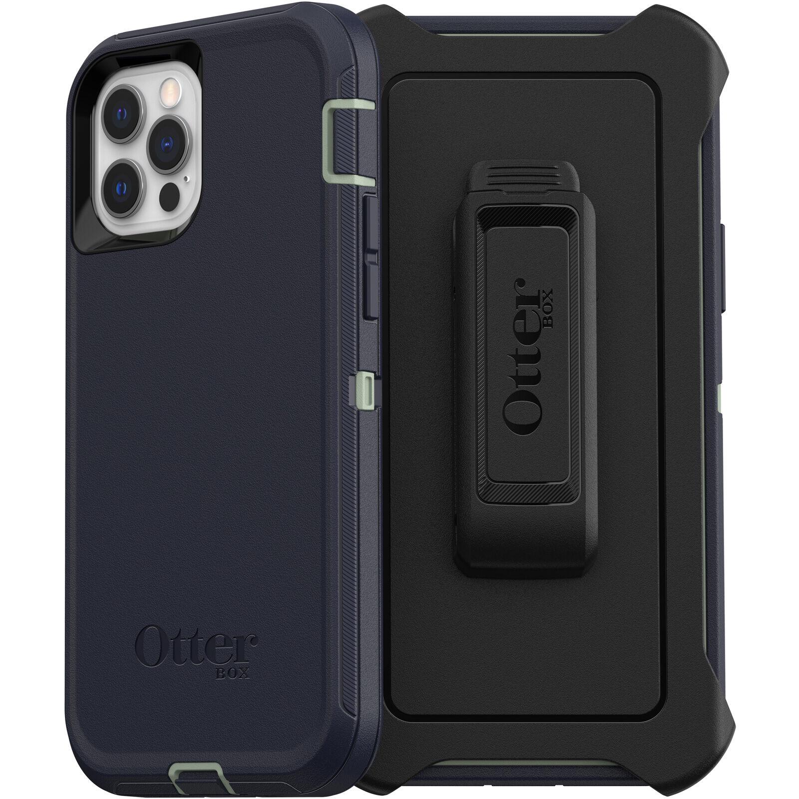 Чехол противоударный с клипсой OtterBox Defender 77-65402 для iPhone 12/12 Pro (6.1") Blue Чехол противоударный с клипсой OtterBox Defender 77-65402 для iPhone 12/12 Pro (6.1") Blue