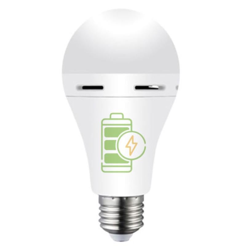 Лампа LED з акумулятором Євросвітло NOAS YL95-0711 7W 220V 630lm 6500K E27 1000 mAh 60х122 мм (000058301)