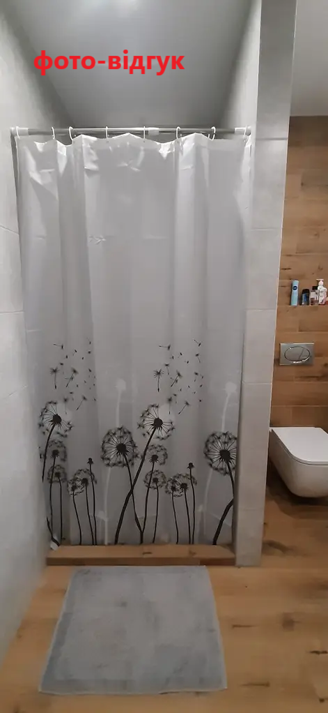 Штора для ванной Tropik Dandelion узкая 120x200 см (38100941) - фото 7