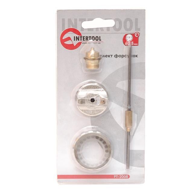 Комплект Intertool PT-2008 форсунки 2,5мм для краскопульта HP РТ-0204/PT-0205/PT-0210/PT-0211 - фото 1 Комплект Intertool PT-2008 форсунки 2,5мм для краскопульта HP РТ-0204/PT-0205/PT-0210/PT-0211 - фото 1