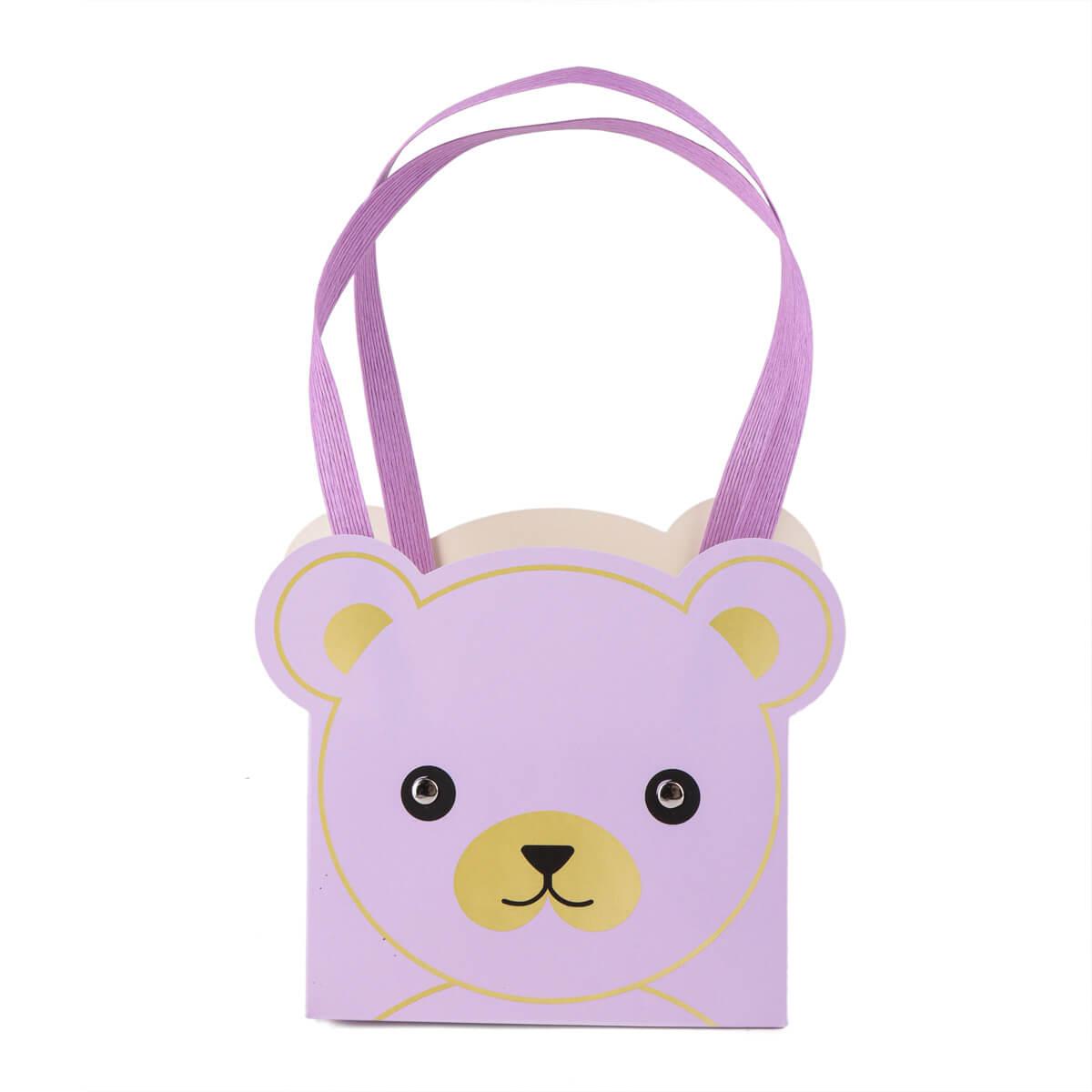 Коробка для цветов Elisey Мишка 4 шт. (8916-010-4)
