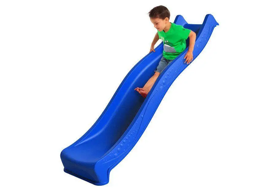 Гірка дитяча пластикова WCG для майданчика від 2,2 м до 50 кг Синій (sp2200b) - фото 2