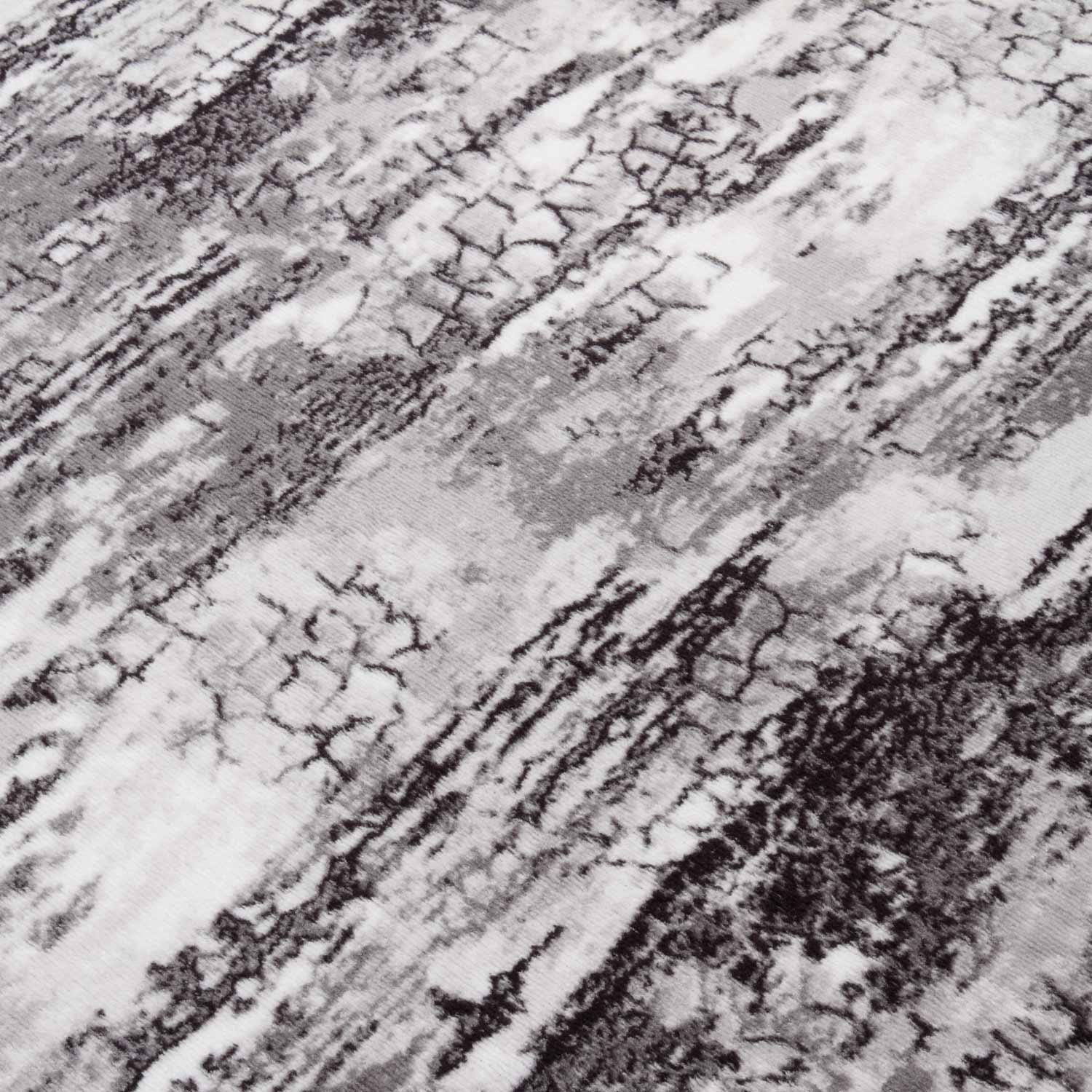 Ковер на силиконовой основе противоскользящий DAKARIA Soft Run 4081G 2x2 м Серый (00-00020237) - фото 3