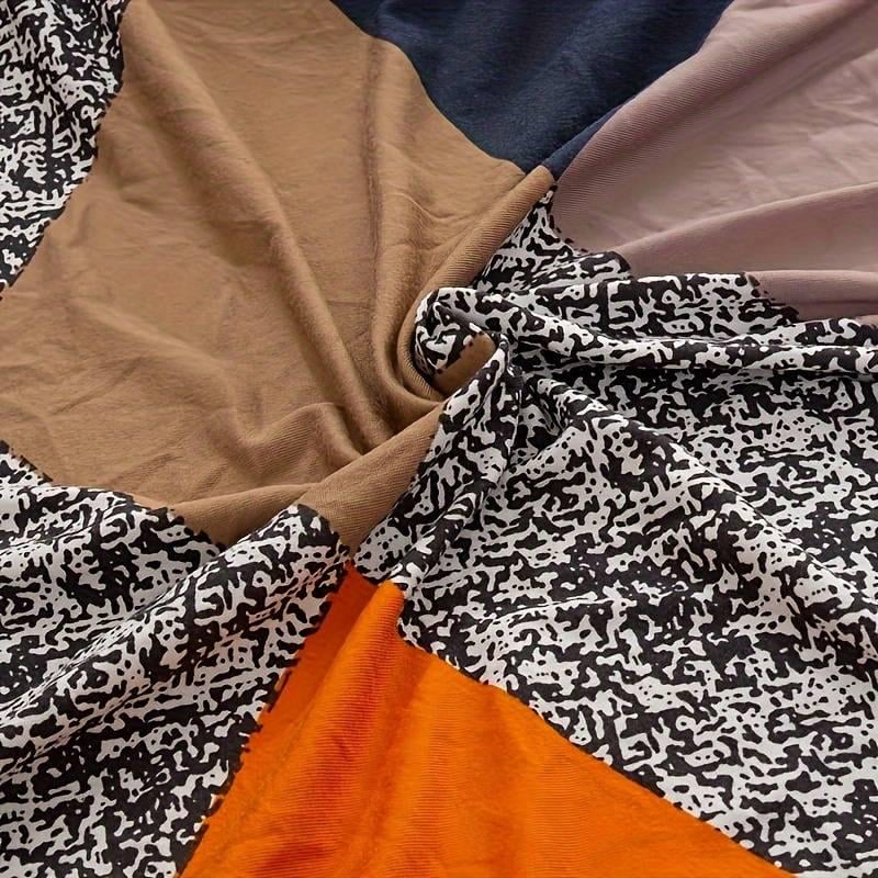 Чехол на стул натяжной со спинкой универсальный Терракотово-бежевый (2151544720) - фото 4 Чехол на стул натяжной со спинкой универсальный Терракотово-бежевый (2151544720) - фото 4