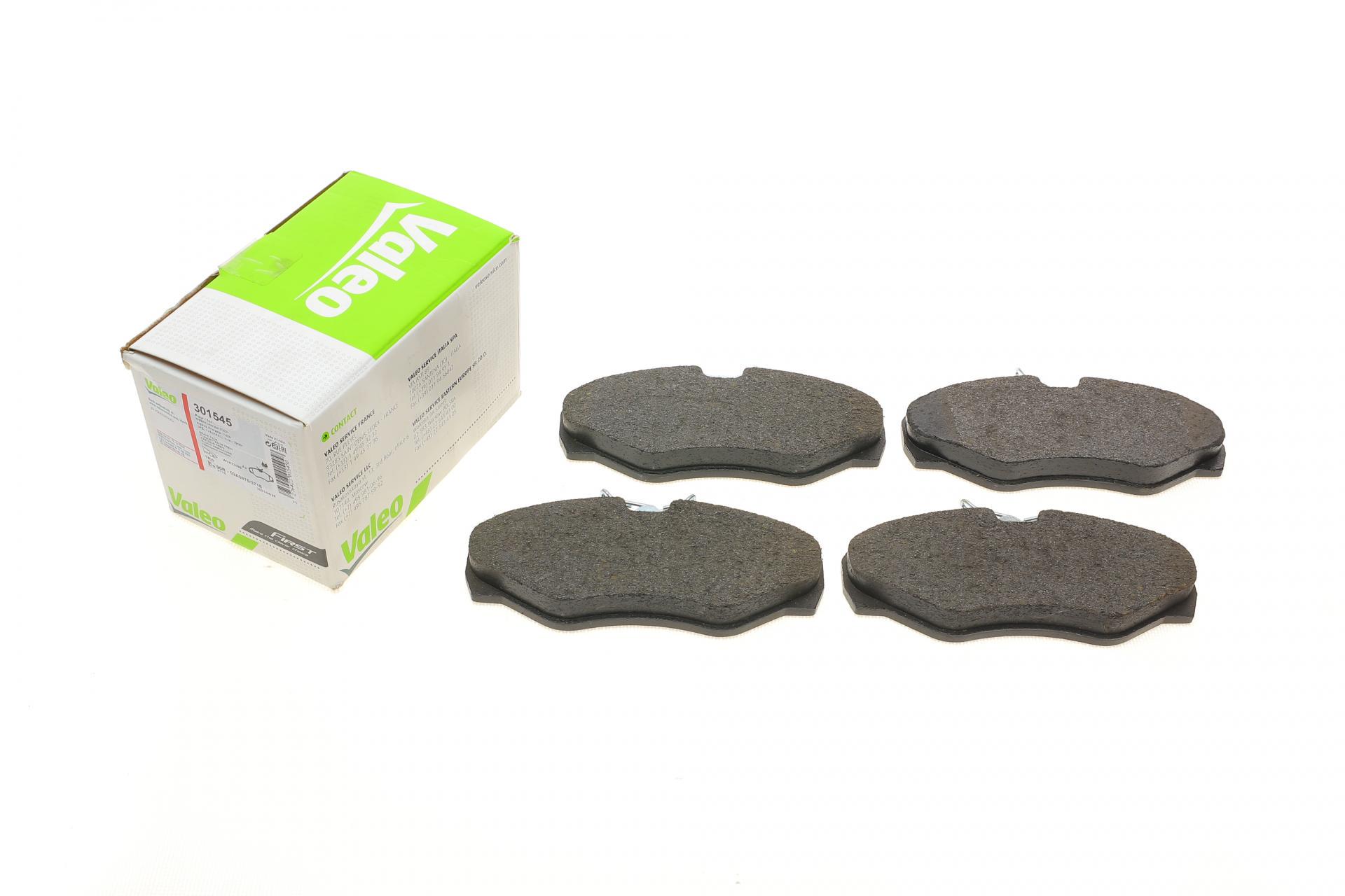 Колодки гальмівні передні VALEO для Renault Trafic II/Opel Vivaro A/Nissan Primastar 01- (301545)