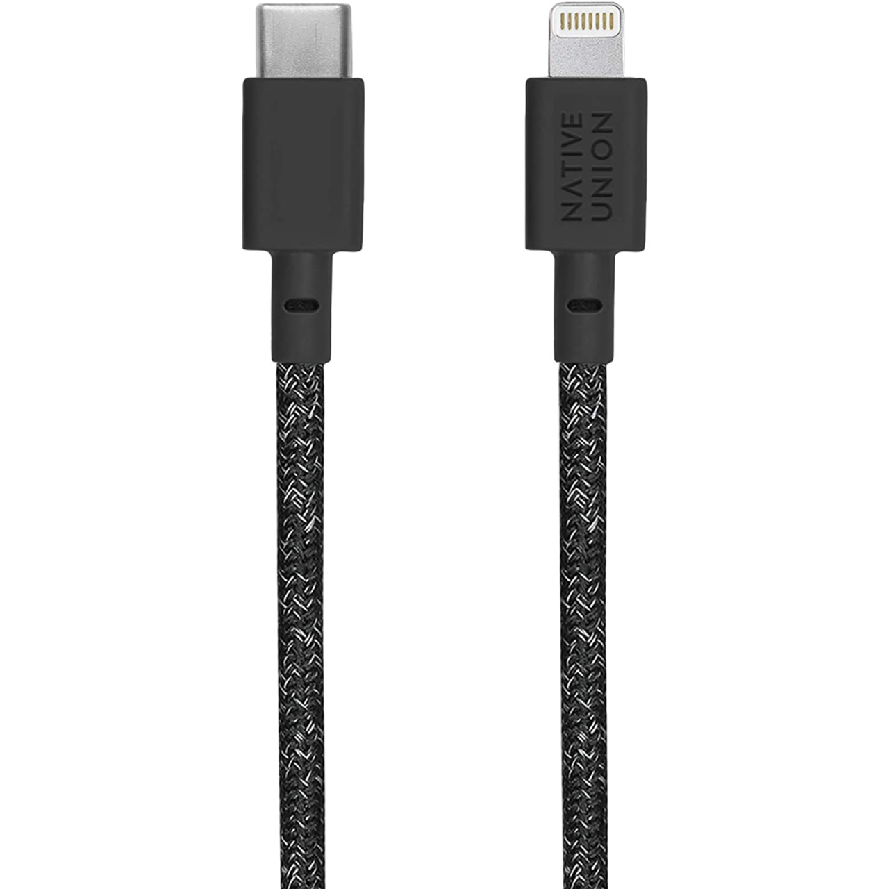 Кабель синхронизации Native Union Belt Cable 1.2m USB-C to Lightning, Cosmos Black (BELT-KV-CL-CS-BK-2) - фото 2