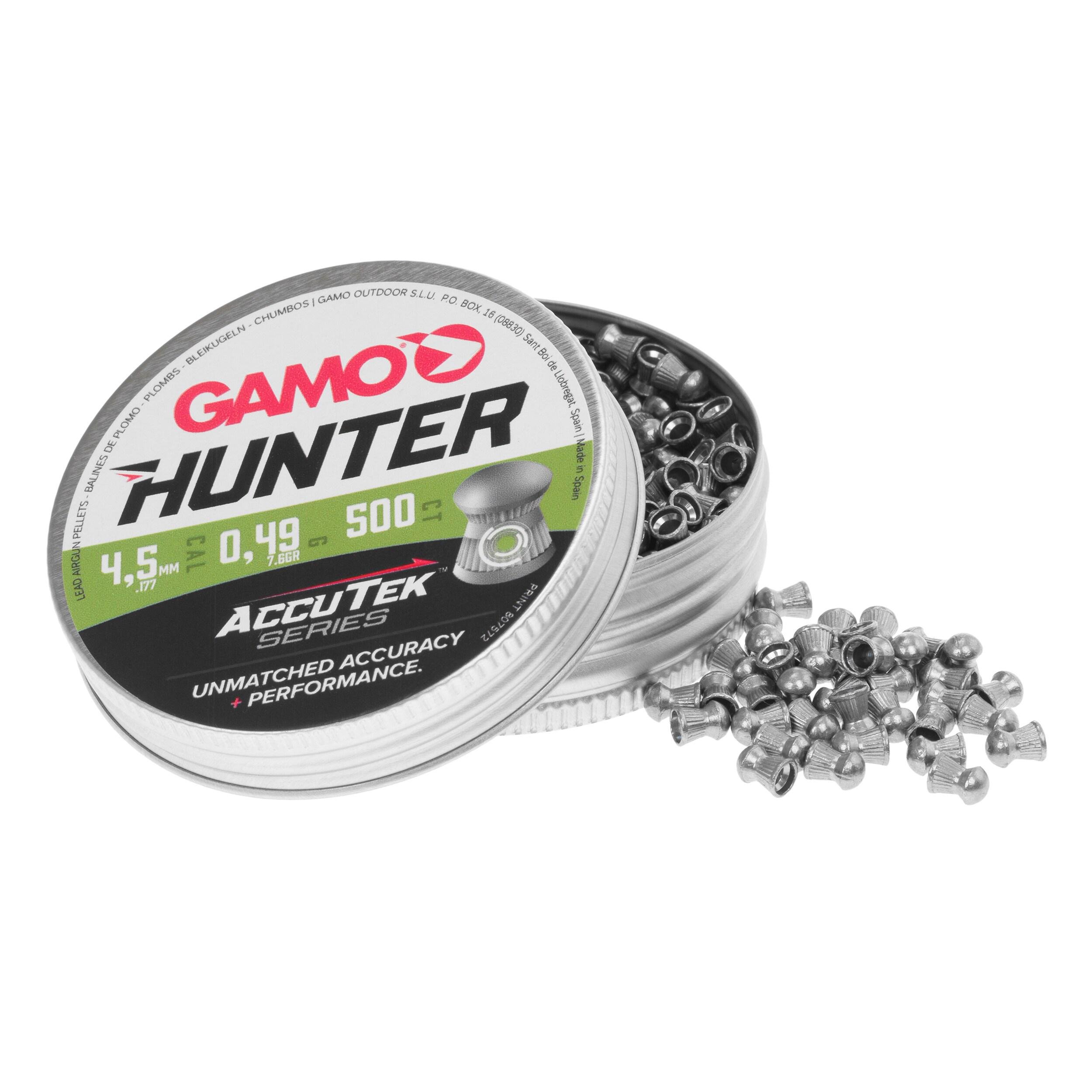 Кульки для пневматичної зброї Gamo Hunter AccuTek 0,49 г калібр 4,5 мм 500 шт. (27616815)