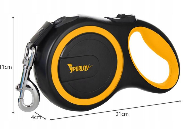 Поводок для собаки автоматический Alpimax лента 8 м с блокадой (2377157030) - фото 6