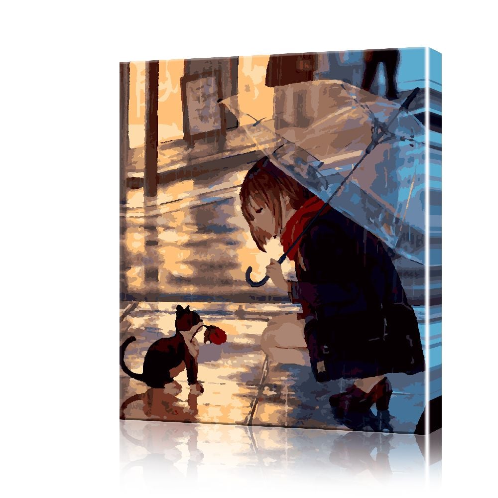Картина по номерам ArtSale Котенок PBN1014 40х50 см