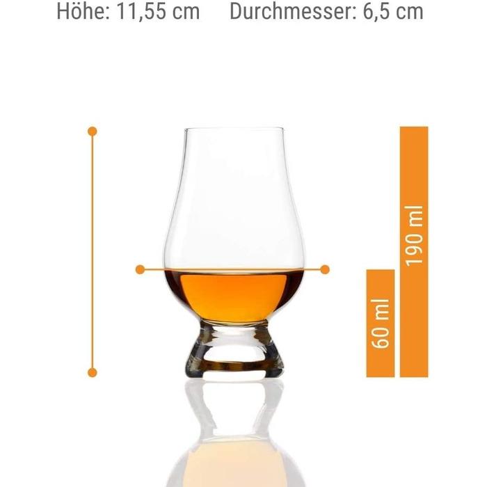 Стаканы для виски STLZLE LAUSIZ the Glencairn I 4 хрустальных стаканов 190 мл (689202) - фото 5 Стаканы для виски STLZLE LAUSIZ the Glencairn I 4 хрустальных стаканов 190 мл (689202) - фото 5