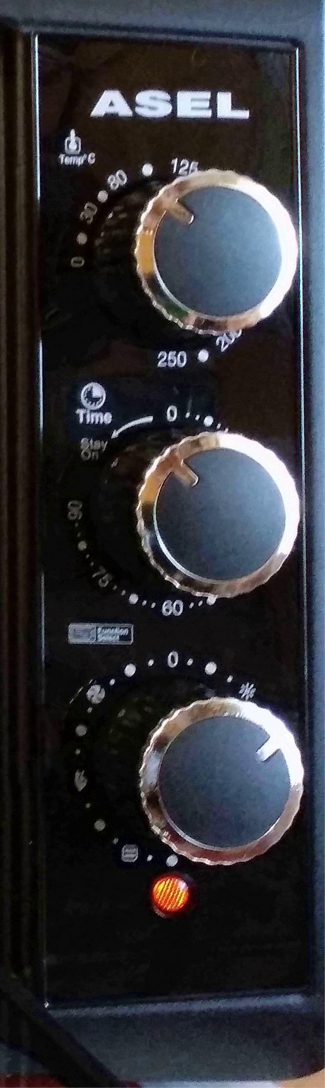 Печь электрическая Asel AF40-33 конвекция/подсветка/таймер 90 мин. 40 л - фото 4 Печь электрическая Asel AF40-33 конвекция/подсветка/таймер 90 мин. 40 л - фото 4