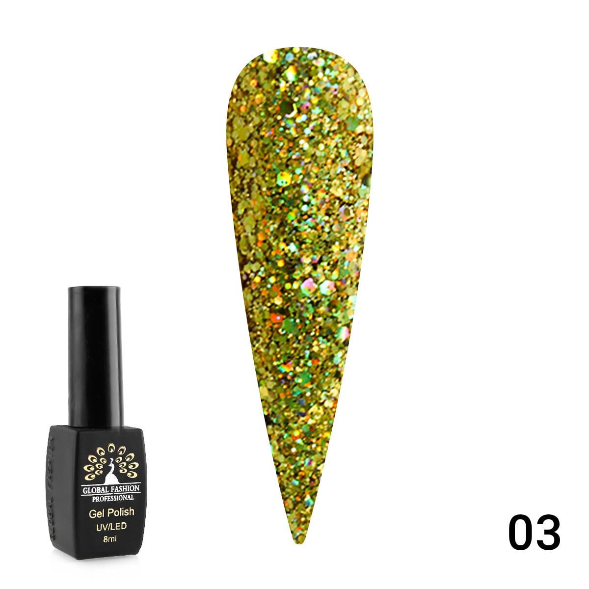 Гель-лак Diamond Ball Global Fashion № 03 8 мл