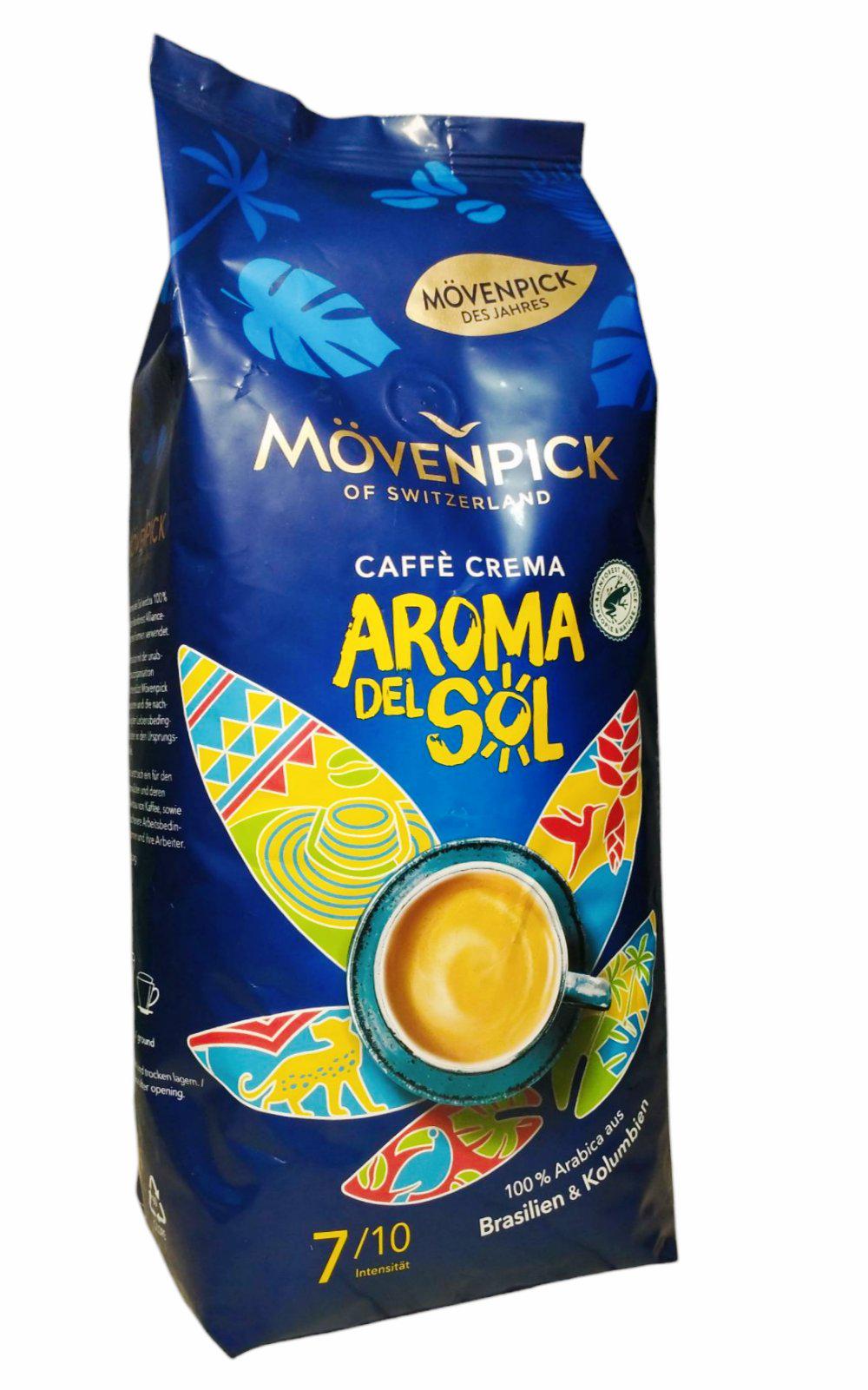 Кава Movenpick Aroma DEL SOL в зернах 1 кг (60184)
