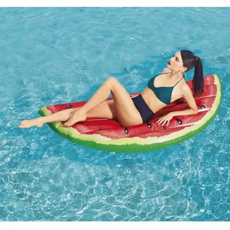 Матрац-платформа Кавун половинка надувний 178x90x14 см - фото 4 Матрац-платформа Кавун половинка надувний 178x90x14 см - фото 4