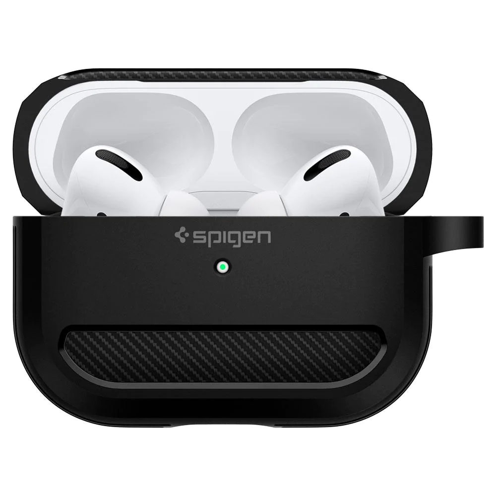 Чохол для навушників Spigen Rugged Armor for AirPods Pro, Black (ASD00540) - фото 3