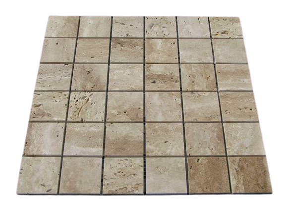 Мозаїка Травертин МКР-3П полірована 48x48x6 мм (mkr3p486)