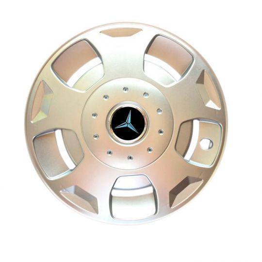 Автомобильные колпаки SKS 404 R16 с логотипом Mercedes 4 шт. Серебристый