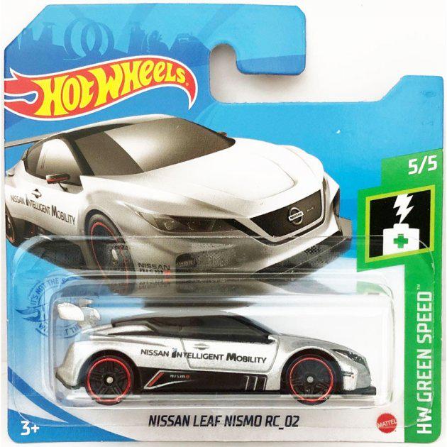 Машинка базовая Hot Wheels серии HW Green Speed 5/5 Nissan Leaf Nismo RC_02 2021