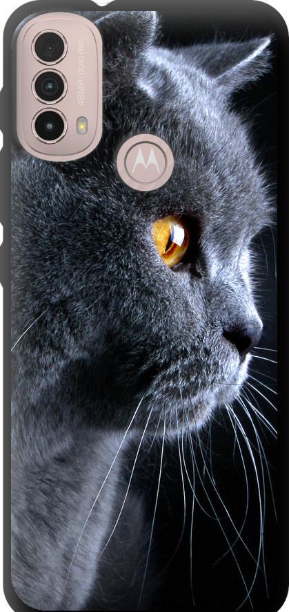 Чехол на Motorola E40 Красивый кот (3038b-2660-42517)