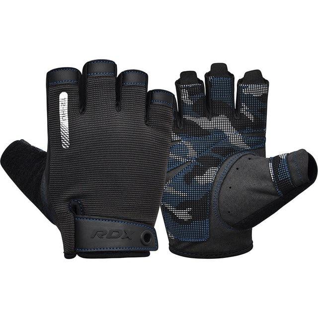 Перчатки для фитнеса RDX T2 Half M Blue (A-018033)