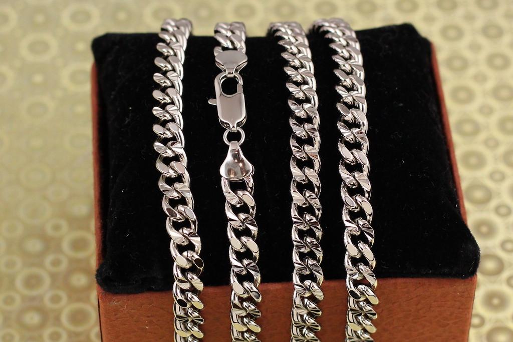 Цепь Xuping Jewelry панцирная гурмета 45 см 7 мм Серебристый (2525722045)