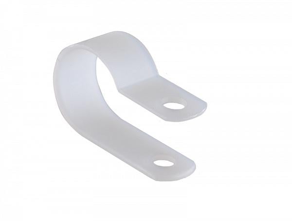 Скоба кабельна АСКО-Укрем CHS 5/16R Ø 7 мм нейлон 1 шт. Белый (A0150140004)