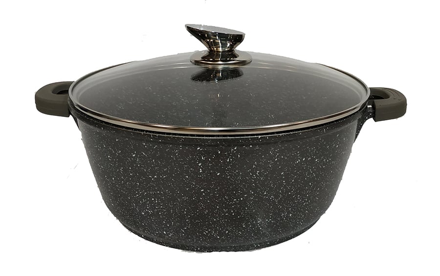 Кастрюля с крышкой Zurrichberg 6,5 л (ZBP-7095 Gray)