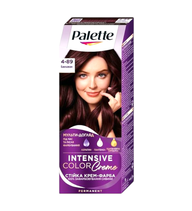 Фарба для волосся Palette New 4-89 Баклажан