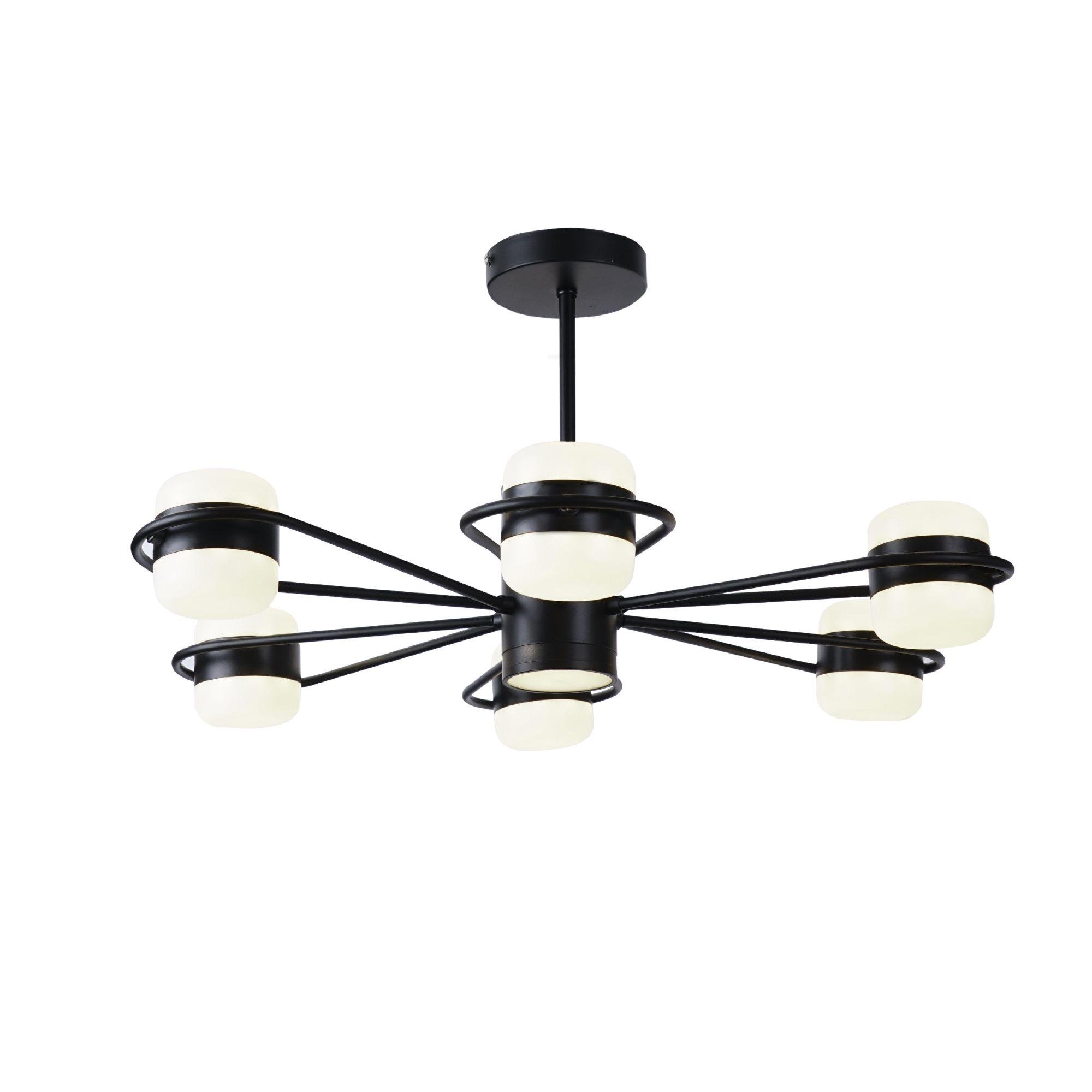 Люстра светодиодная акриловая Sirius B N4557/6 BK - фото 3 Люстра светодиодная акриловая Sirius B N4557/6 BK - фото 3