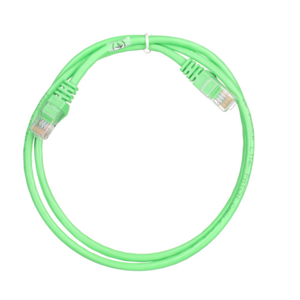 Патч-корд 2E Cat 5e UTP RJ45 26AWG 7/0,16 CCA PVC 1 м Green (2E-PC5ECA-100GRN) - фото 2