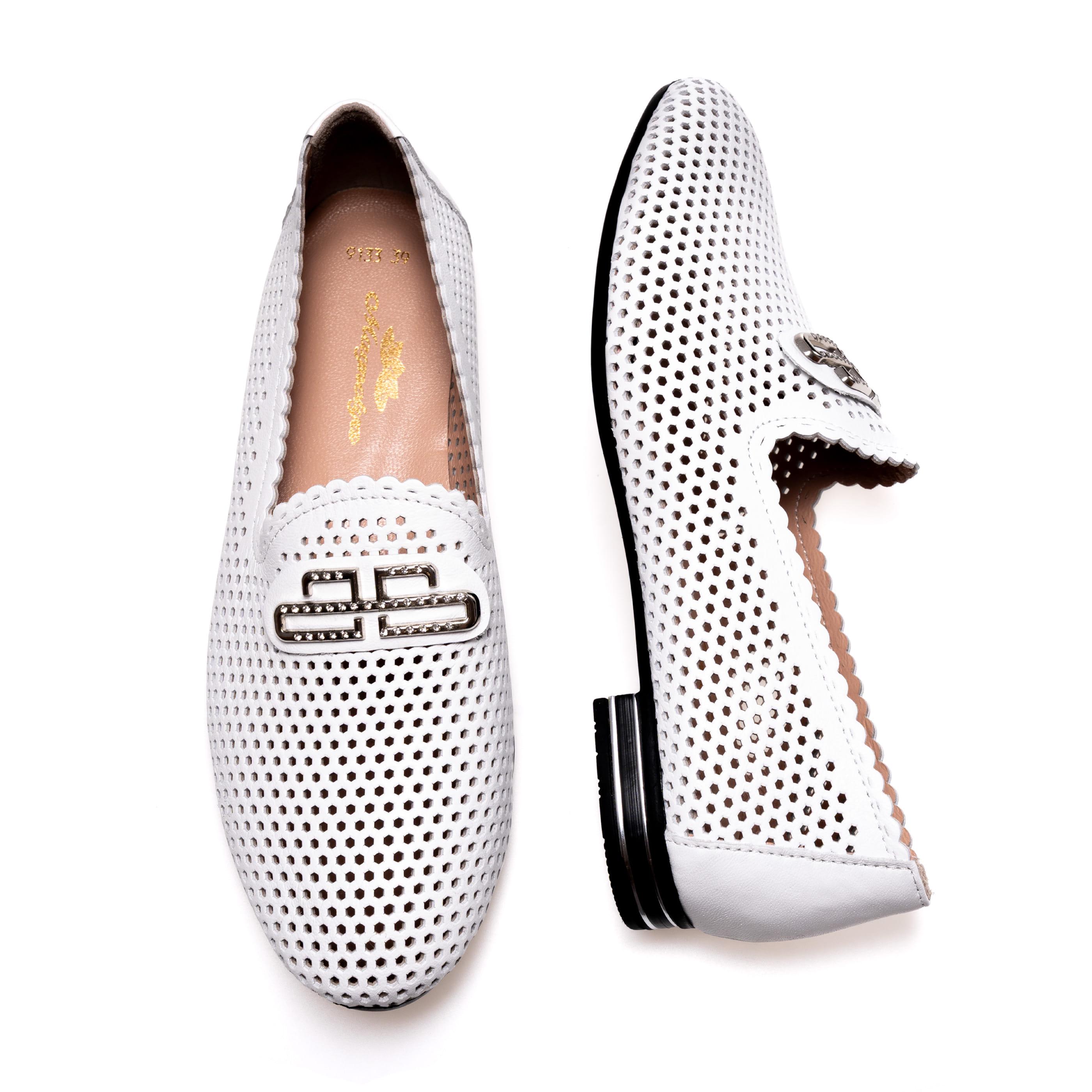 Лофери Magnolya 01648 р. 34 Білий (104363999) - фото 3