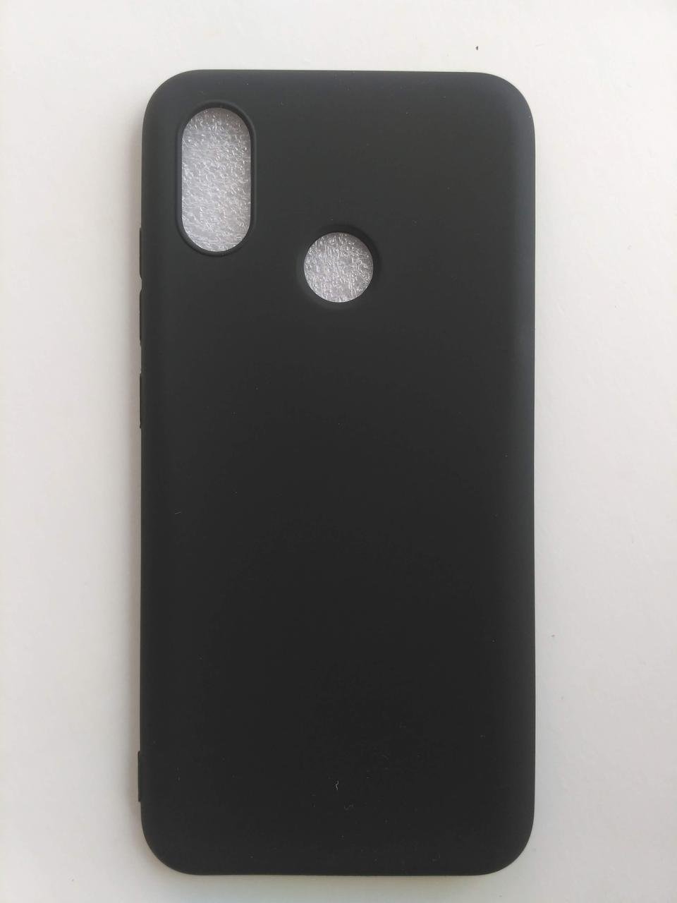 Силиконовый чехол Xiaomi Mi 8 SE матовый Черный