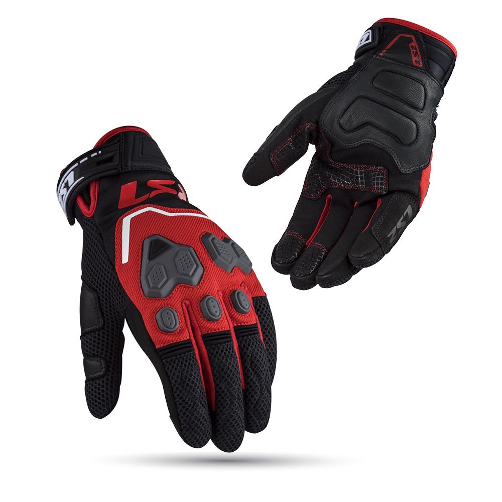 Моторукавиці LS2 Vega Man Gloves M Black/Red (24019)