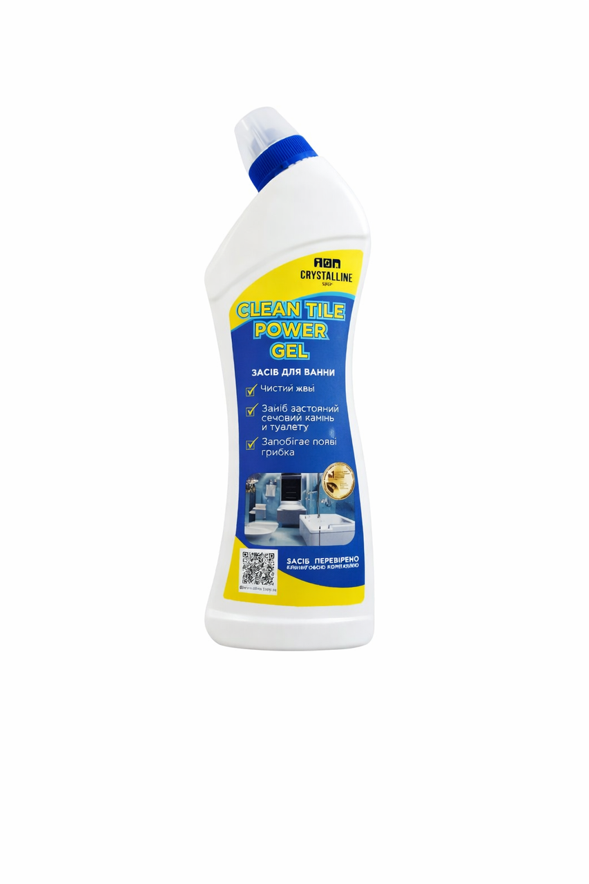 Средство для удаления сложных соляных налетов Clean tile power GEL 750 мл (32154174)