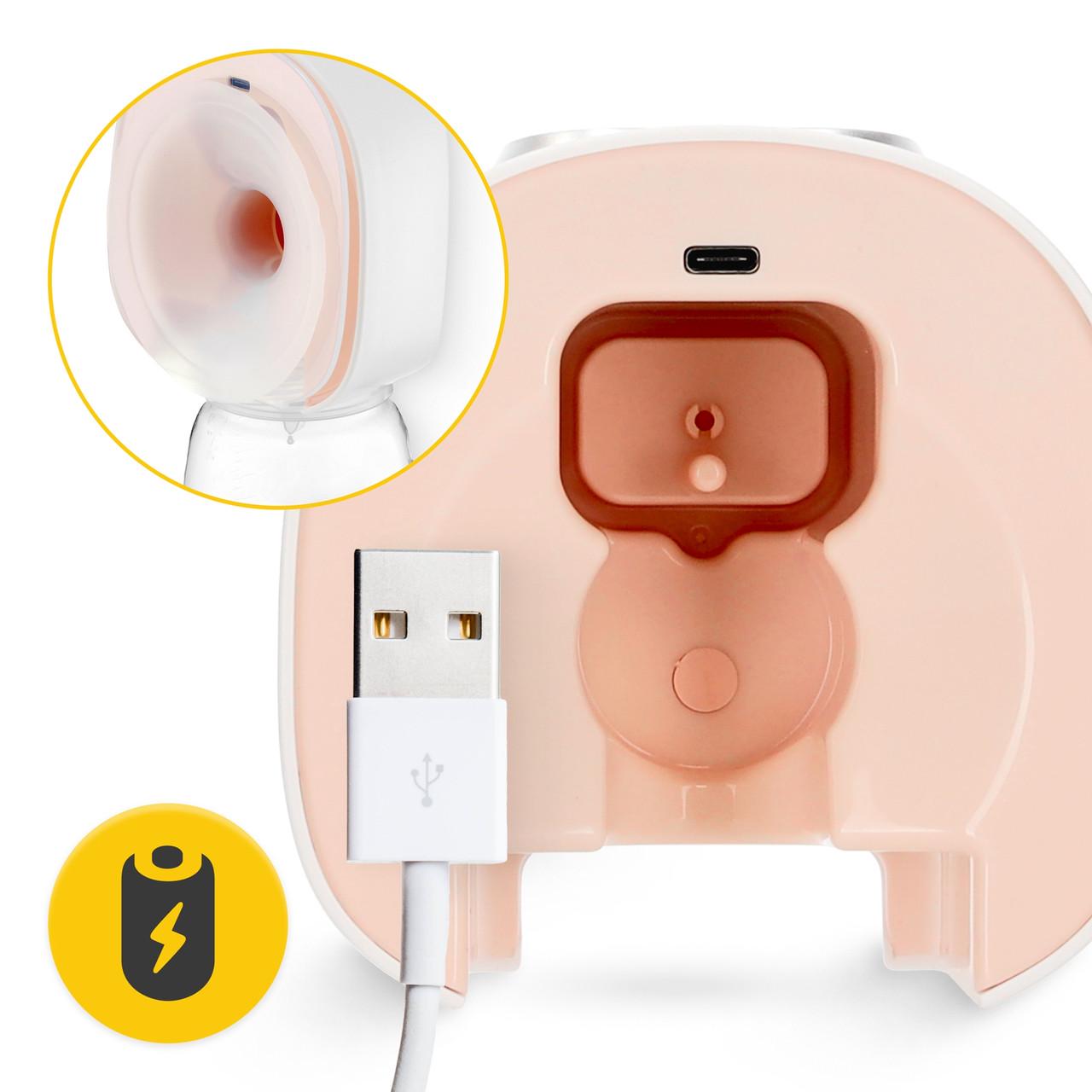 Молоковідсмоктувач електричний 4FIZJO Lite 180 мл White (P-5905973402422) - фото 5 Молоковідсмоктувач електричний 4FIZJO Lite 180 мл White (P-5905973402422) - фото 5