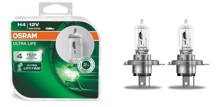 Автолампа H4 Ultra Life 12V 60/55W P43t 2 шт. (64193ULT-HCB)
