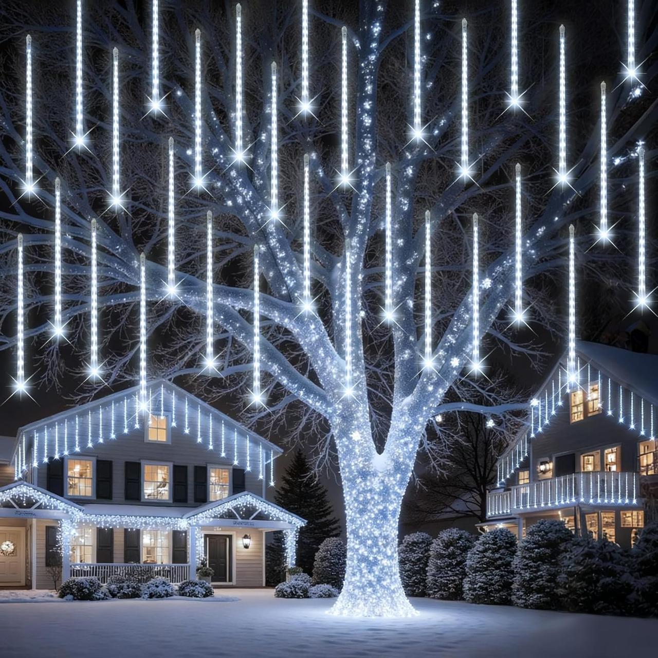 Гирлянда метеоритный дождь PEMOTech 20 трубок 500 LED уличная Холодный белый (3200633795)