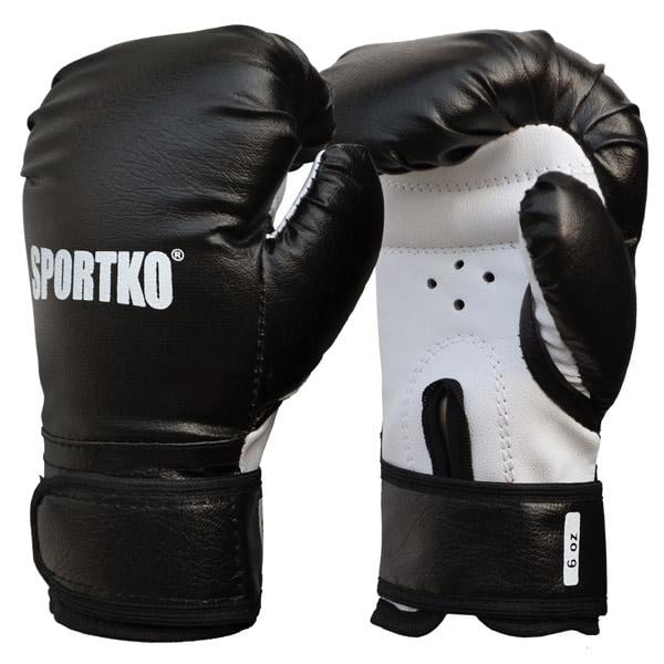 Перчатки боксерские SPORTKO ПД2-6-OZ Черный