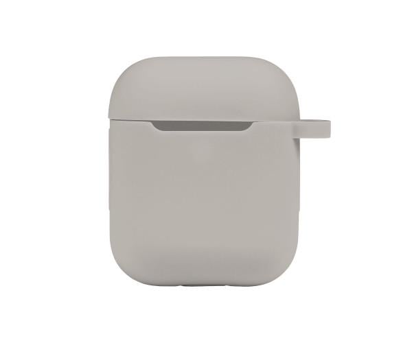 Чехол Silicone Case with hook для Airpods 1/2 Stone