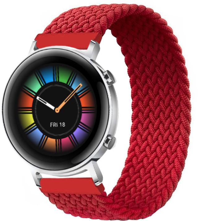 Ремешок Solo Loop для Huawei Watch GT 2 42 мм 135 мм Red (19737)