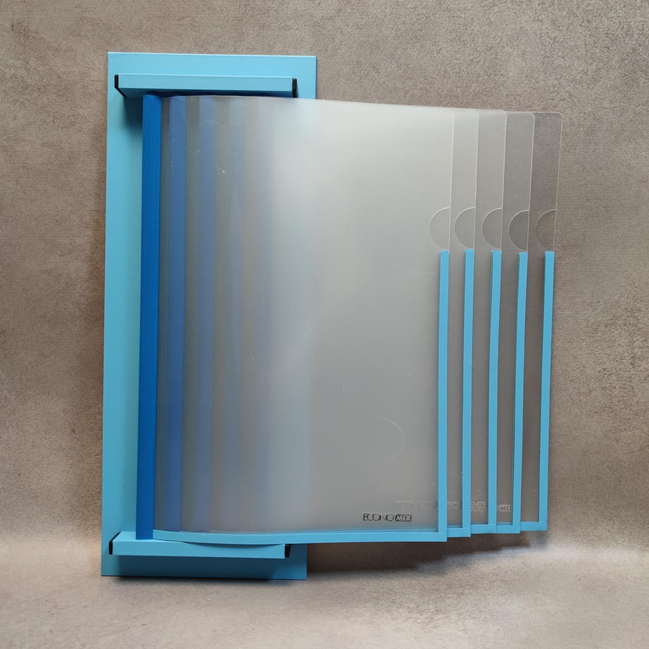 Стенд-книжка Эконом на 5 карманов без заголовка Голубой (1579876397) - фото 4 Стенд-книжка Эконом на 5 карманов без заголовка Голубой (1579876397) - фото 4